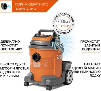 Строительный пылесос Daewoo DAVC 2014
