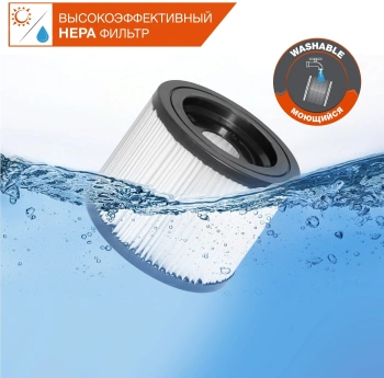 Строительный пылесос Daewoo DAVC 2514S