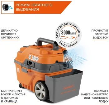 Строительный пылесос Daewoo DAVC 2516S