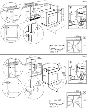 Духовой шкаф Электрический Electrolux EOD6F77WV