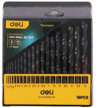 Набор сверл Deli DH-MHZ019-ED1