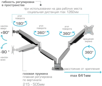 Кронштейн для мониторов ЖК Kromax OFFICE-22