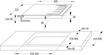 Газовая варочная поверхность Gorenje GTW641BHF