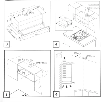 Вытяжка встраиваемая Gorenje TH60E6XB