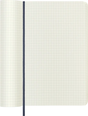 Блокнот Moleskine CLASSIC SOFT QP617B20 Large 130х210мм 192стр. клетка мягкая обложка синий сапфир