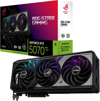 Видеокарта Asus PCI-E 5.0  ROG-STRIX-RTX5070TI-16G-GAMING