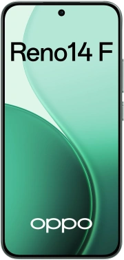 Смартфон Oppo Reno14 F 256Gb 8Gb зеленый моноблок 3G 4G 2Sim 6.57