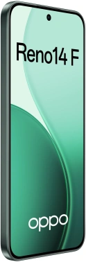 Смартфон Oppo Reno14 F 256Gb 8Gb зеленый моноблок 3G 4G 2Sim 6.57