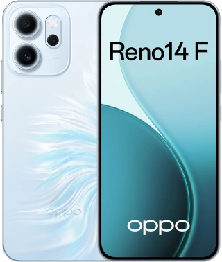 Смартфон Oppo Reno14 F 256Gb 8Gb перламутровый моноблок 3G 4G 2Sim 6.57