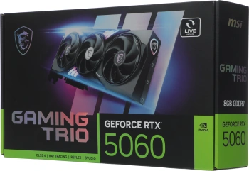 Видеокарта MSI PCI-E 5.0  RTX 5060 8G GAMING TRIO