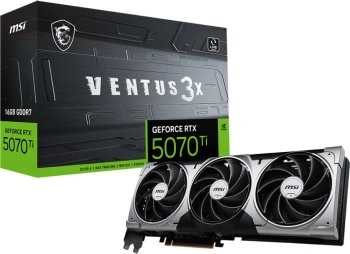 Видеокарта MSI PCI-E 5.0  RTX 5070 TI 16G VENTUS 3X