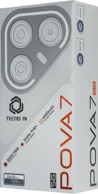 Смартфон Tecno Pova 7 5G 256Gb 8Gb зеленый моноблок 3G 4G 2Sim 6.78