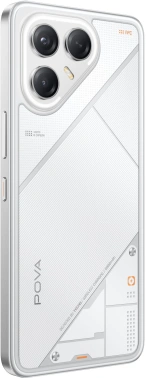 Смартфон Tecno Pova 7 Ultra 5G 256Gb 8Gb белый моноблок 3G 4G 2Sim 6.67
