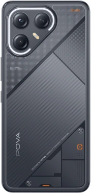 Смартфон Tecno Pova 7 Ultra 5G 256Gb 12Gb черный моноблок 3G 4G 2Sim 6.67