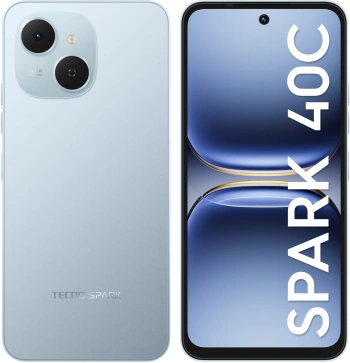 Смартфон Tecno Spark 40C 256Gb 8Gb голубой моноблок 3G 4G 2Sim 6.67