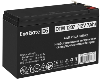 Батарея для ИБП Exegate DTM 1207