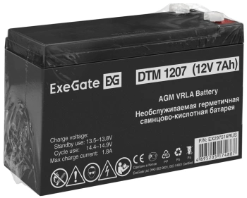 Батарея для ИБП Exegate DTM 1207