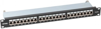 Патч-панель NTSS NTSS-PP2-PM-1U-24-FTP-RJ45-5e-K