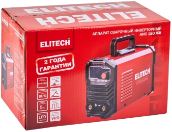 Сварочный аппарат Elitech АИС 180 ЖК