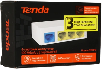 Коммутатор Tenda  S204PD