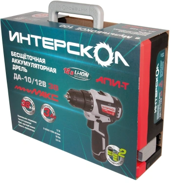 Дрель-шуруповерт Интерскол ДА-10/12В 38