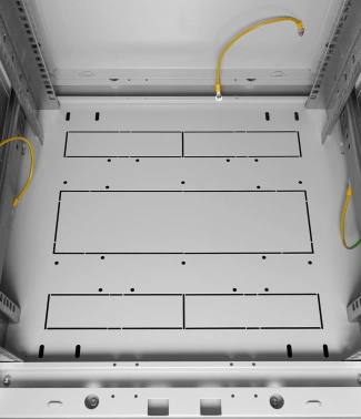 Шкаф коммутационный ЦМО (ШТК-М-30.6.8-1ААА) напольный 30U 600x800мм пер.дв.стекл 2 бок.пан. задн.дв.стал.лист направл.под закл.гайки 400кг серый 655мм 84.8кг 180град. 1515мм IP20 металл