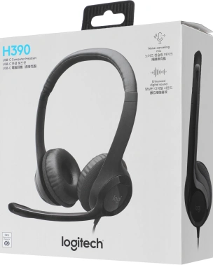 Наушники с микрофоном Logitech H390