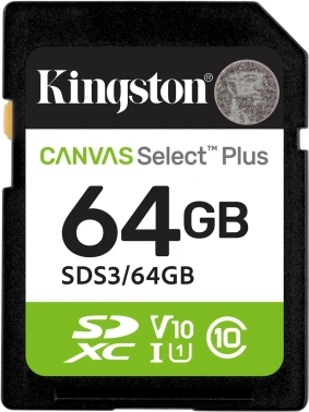 Флеш карта SDXC 64GB Kingston  SDS3/64GB