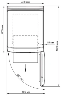 Морозильная камера Бирюса Б-416