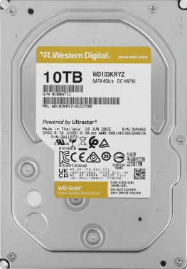 Жесткий диск WD SATA-III 10TB  WD103KRYZ