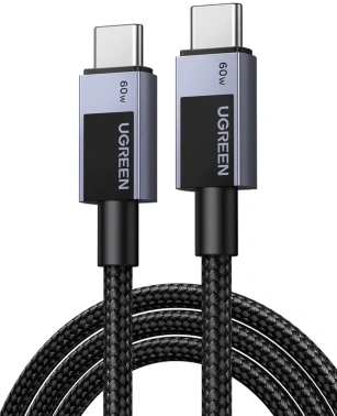 Кабель Ugreen 55776 USB Type-C (m)-USB Type-C (m) 3м черный