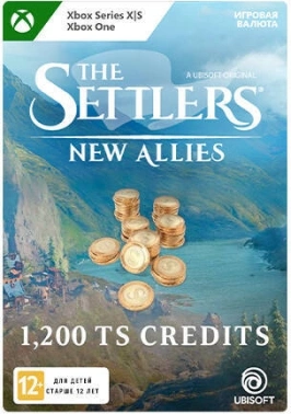 Код активации пополнение игровой валюты Microsoft The Settlers: New Allies 1200 Credits Pack RU Xbox
