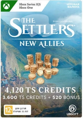 Код активации пополнение игровой валюты Microsoft The Settlers: New Allies 4120 Credits Pack Xbox
