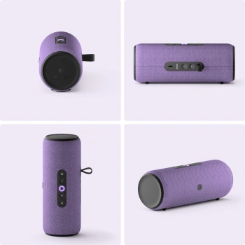 Умная колонка Yandex Стрит Алиса фиолетовый 30W 2.0 BT/Wi-Fi 10м 3300mAh (YNDX-00030VIO)