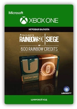 Код активации пополнение игровой валюты Microsoft Tom Clancy`s Rainbow Six Siege: 600 Credits Xbox