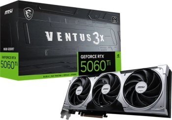 Видеокарта MSI PCI-E 5.0  RTX 5060 TI 8G VENTUS 3X