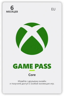 Карта оплаты пополнение игровой валюты Microsoft 6мес.