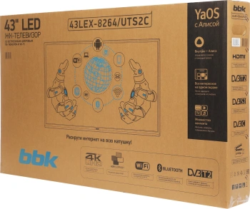 Телевизор LED BBK 43