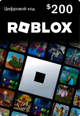 Карта оплаты пополнение игровой валюты Roblox 200 USD USA