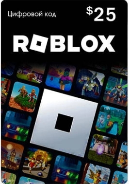 Карта оплаты пополнение игровой валюты Roblox 25 USD USA