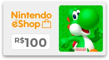 Карта оплаты пополнение игровой валюты Nintendo 100 BRL Brazil
