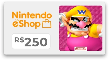 Карта оплаты пополнение игровой валюты Nintendo 250 BRL Brazil