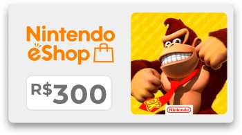 Карта оплаты пополнение игровой валюты Nintendo 300 BRL Brazil