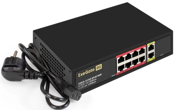 Коммутатор Exegate  EDES-1010D.8PoE-96W
