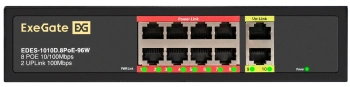 Коммутатор Exegate  EDES-1010D.8PoE-96W