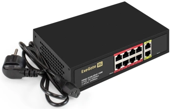 Коммутатор Exegate  EDGS-1010D.8PoE-120W