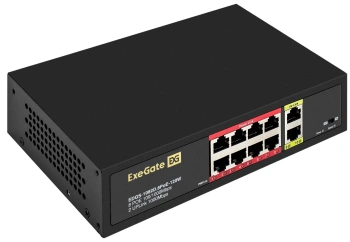 Коммутатор Exegate  EDGS-1082D.8PoE-120W