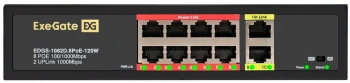 Коммутатор Exegate  EDGS-1082D.8PoE-120W