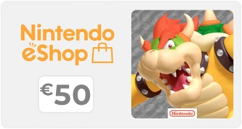Карта оплаты пополнение игровой валюты Nintendo eShop 50 EUR
