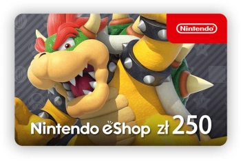 Карта оплаты пополнение игровой валюты Nintendo eShop 250 zl Poland